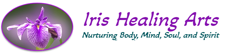 Iris Healing Arts Logo, Nurturing Body, Mind, Soul, and Spirit for therapy with Deborah Lee