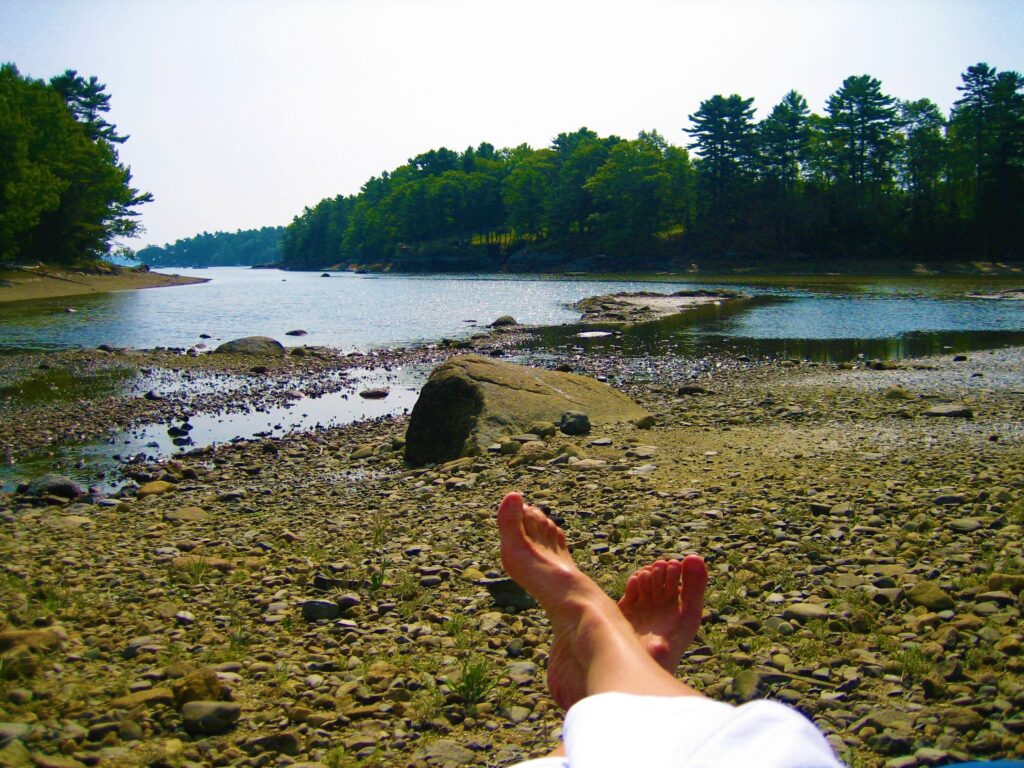 Meditation is easier at the beach!