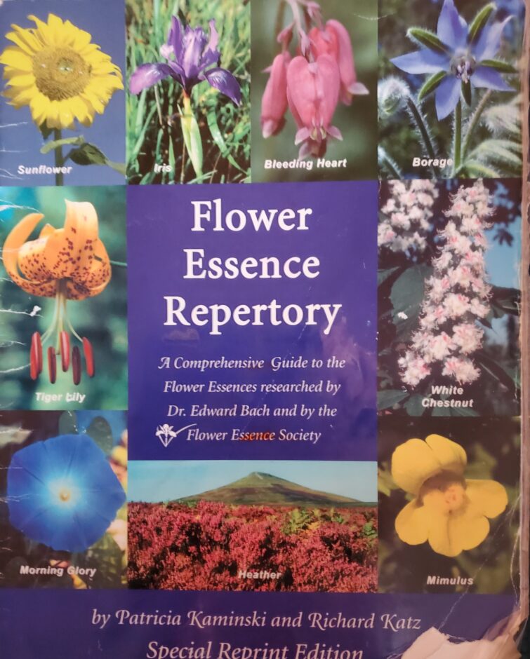 Flower Essence Repertory book image. Flower essences are a wonderful plant medicine.