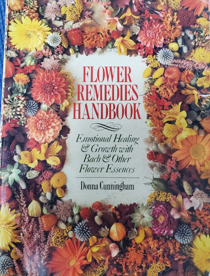 Flower Remedies Handbook book cover. Great book on flower essences as plant medicine